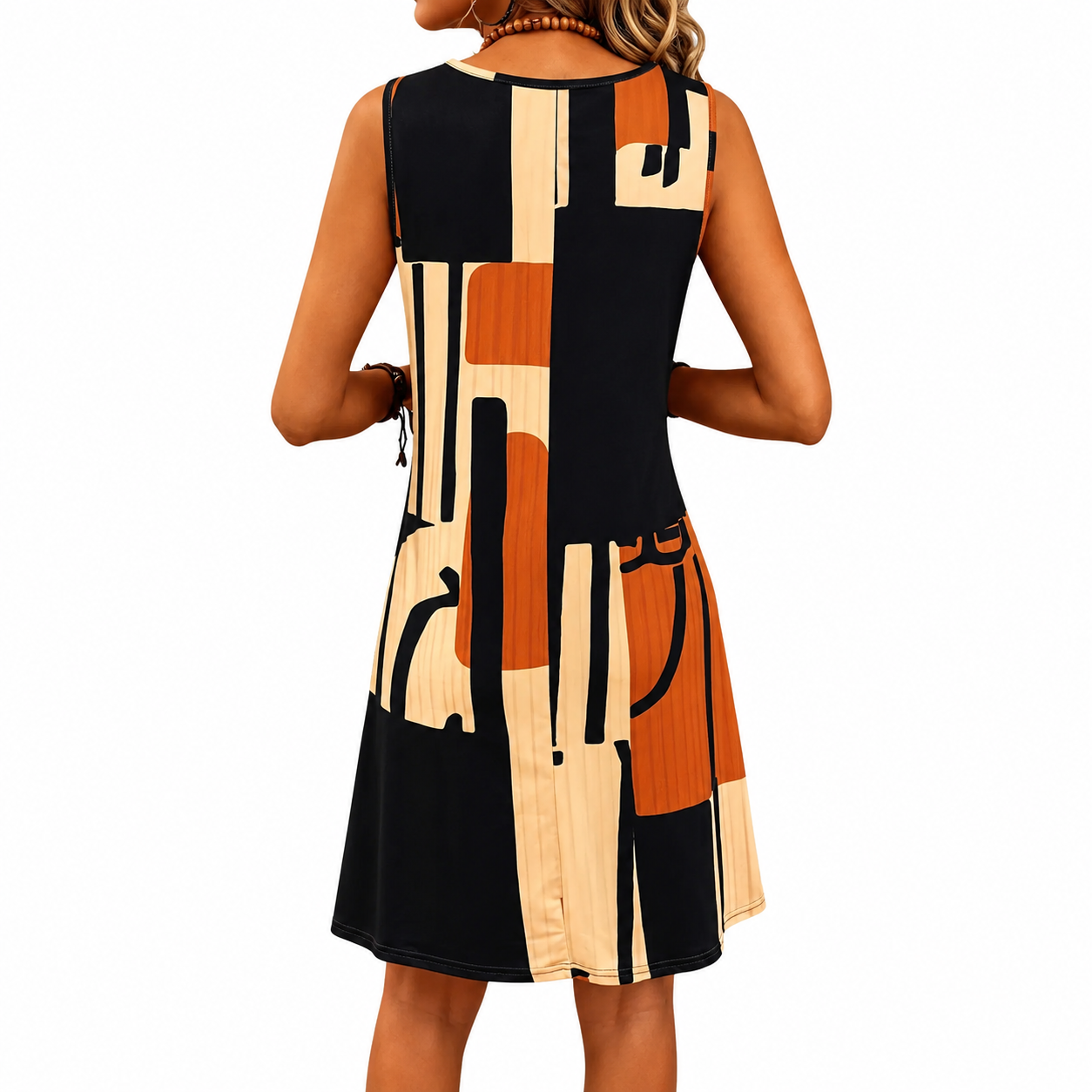Robe Bohème Imprimée Élégante